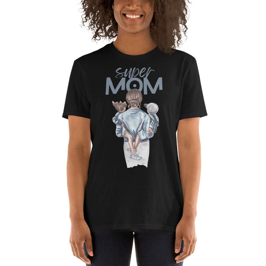 Short-Sleeve Super Mom T-Shirt