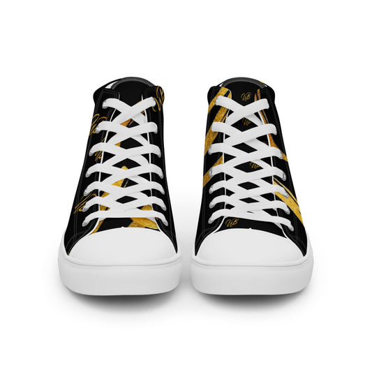 Men’s high top canvas shoes