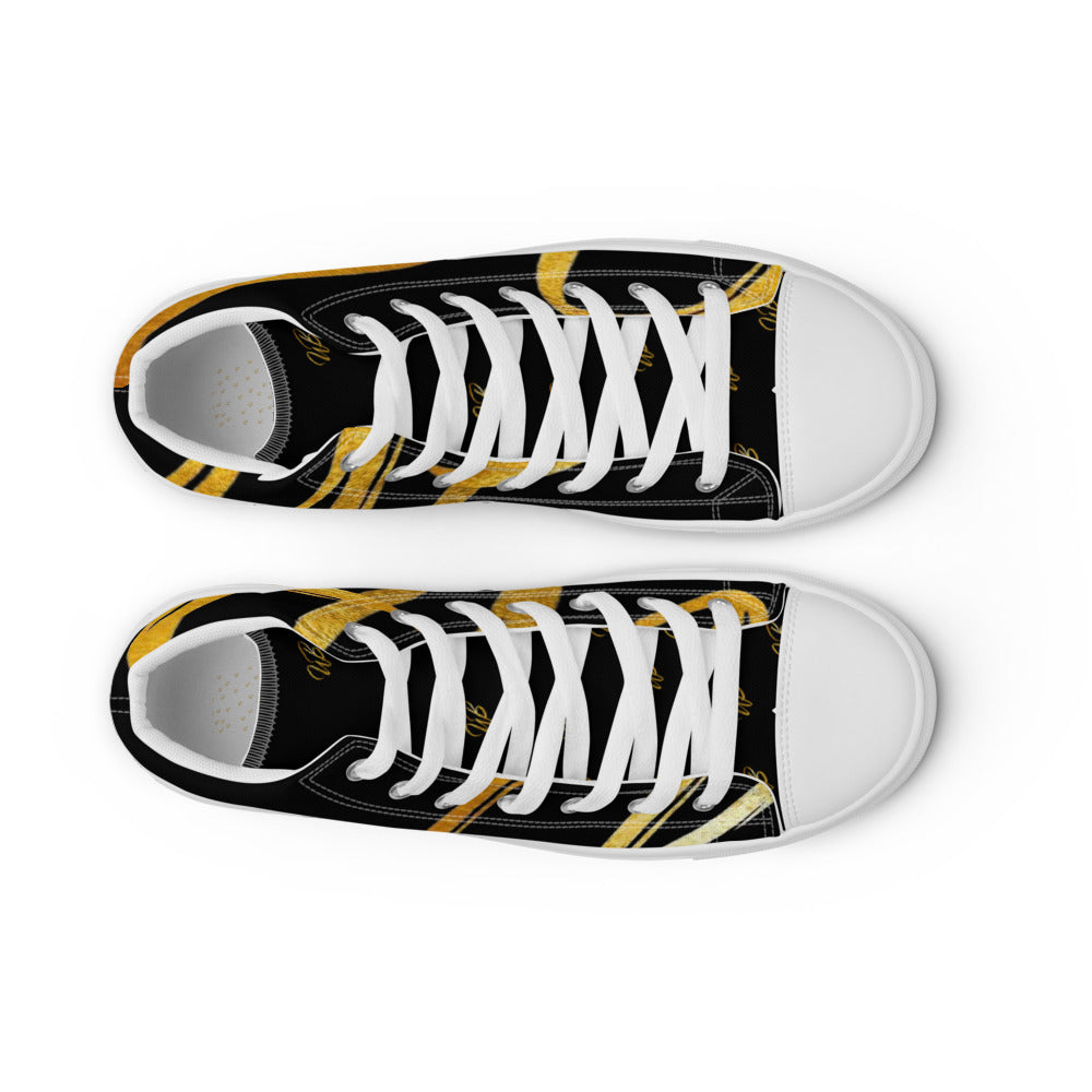 Women’s high top canvas shoes
