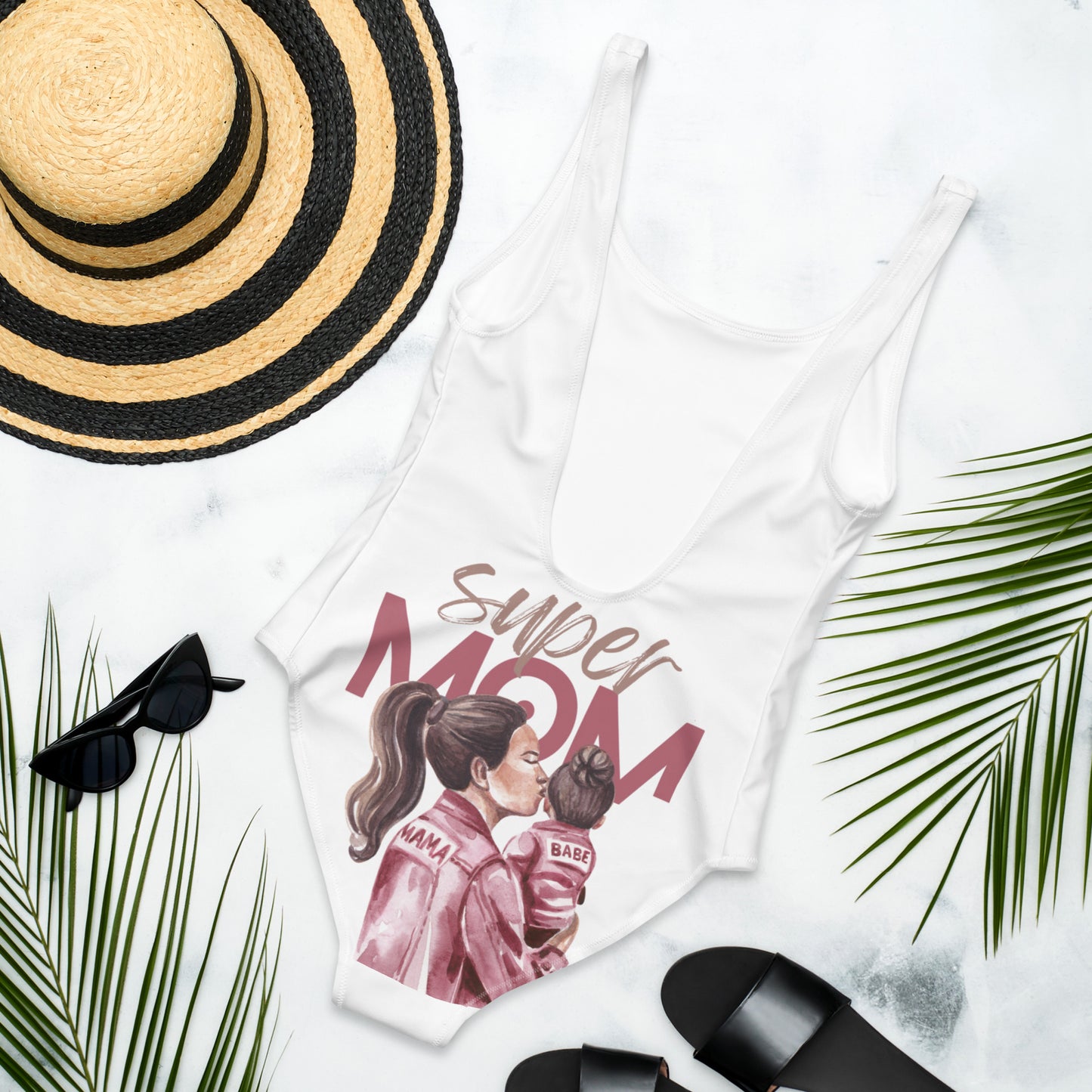 Super Mom One-Piece Swimsuit