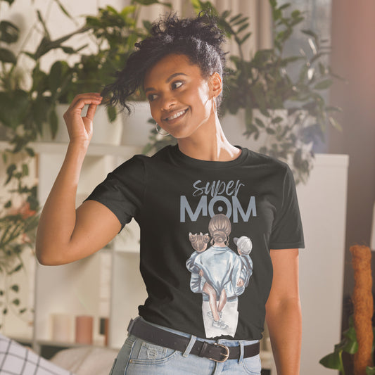Short-Sleeve Super Mom T-Shirt