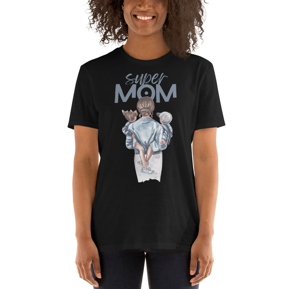 Short-Sleeve Super Mom T-Shirt