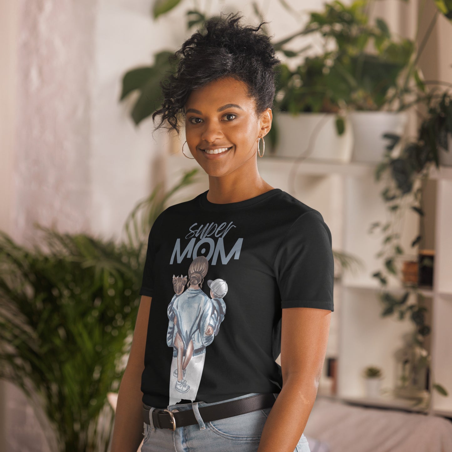 Short-Sleeve Super Mom T-Shirt