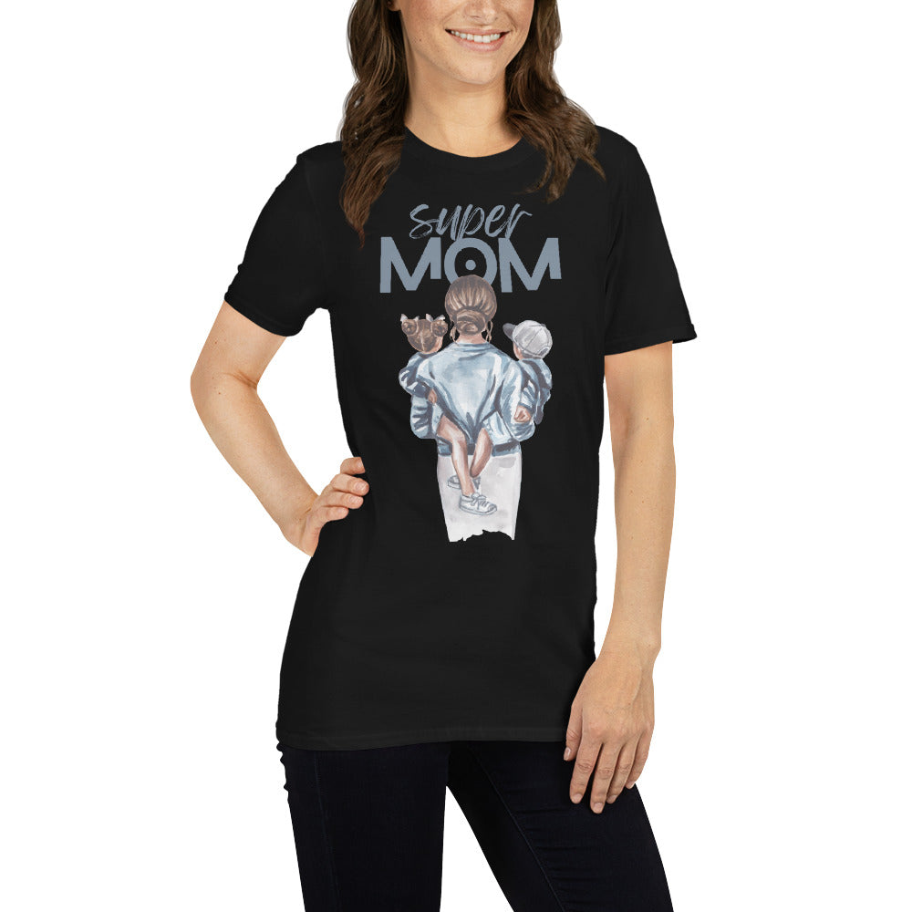 Short-Sleeve Super Mom T-Shirt