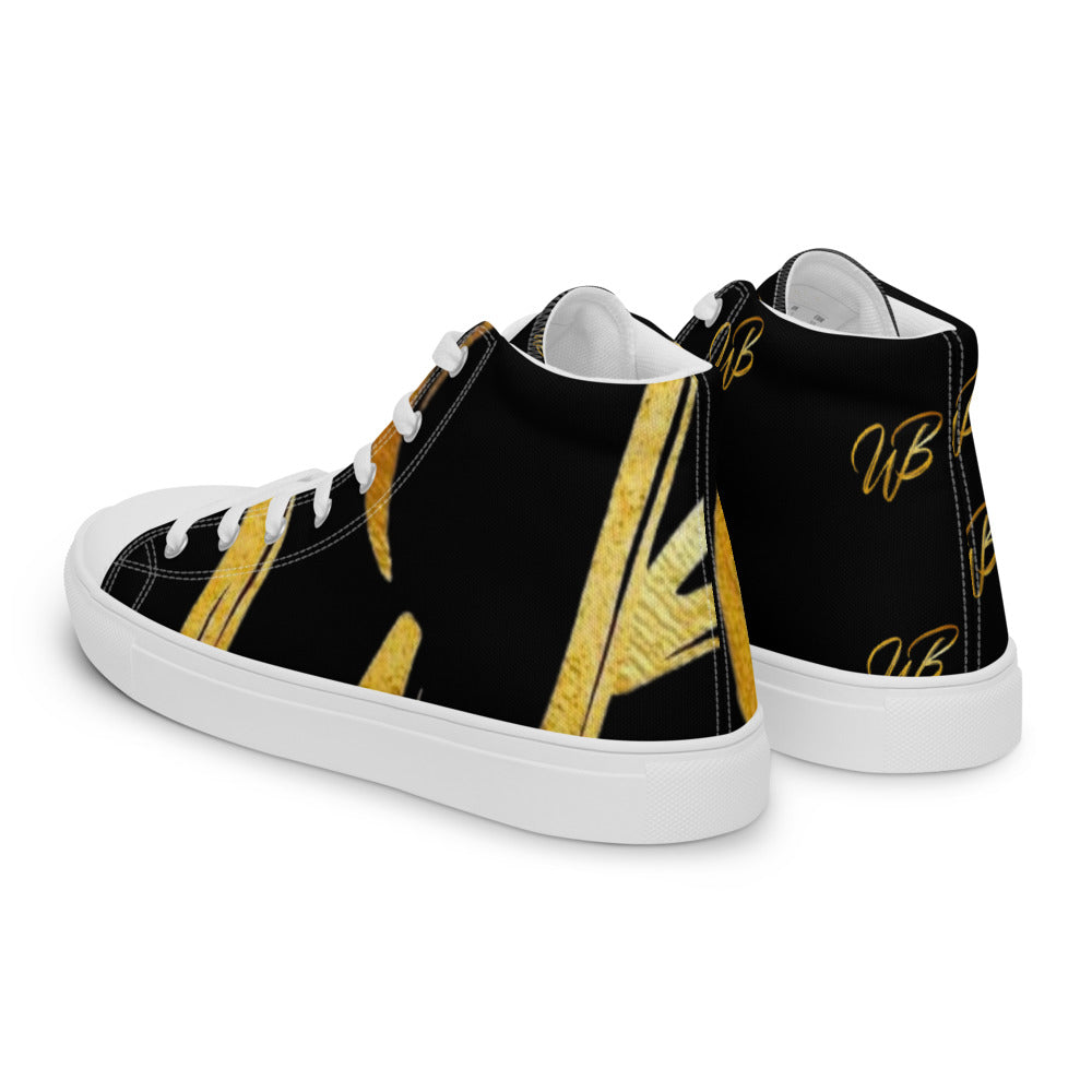 Men’s high top canvas shoes