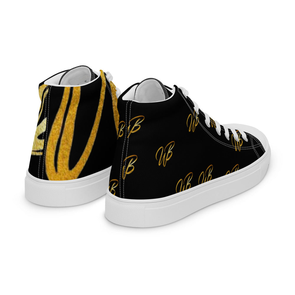 Men’s high top canvas shoes