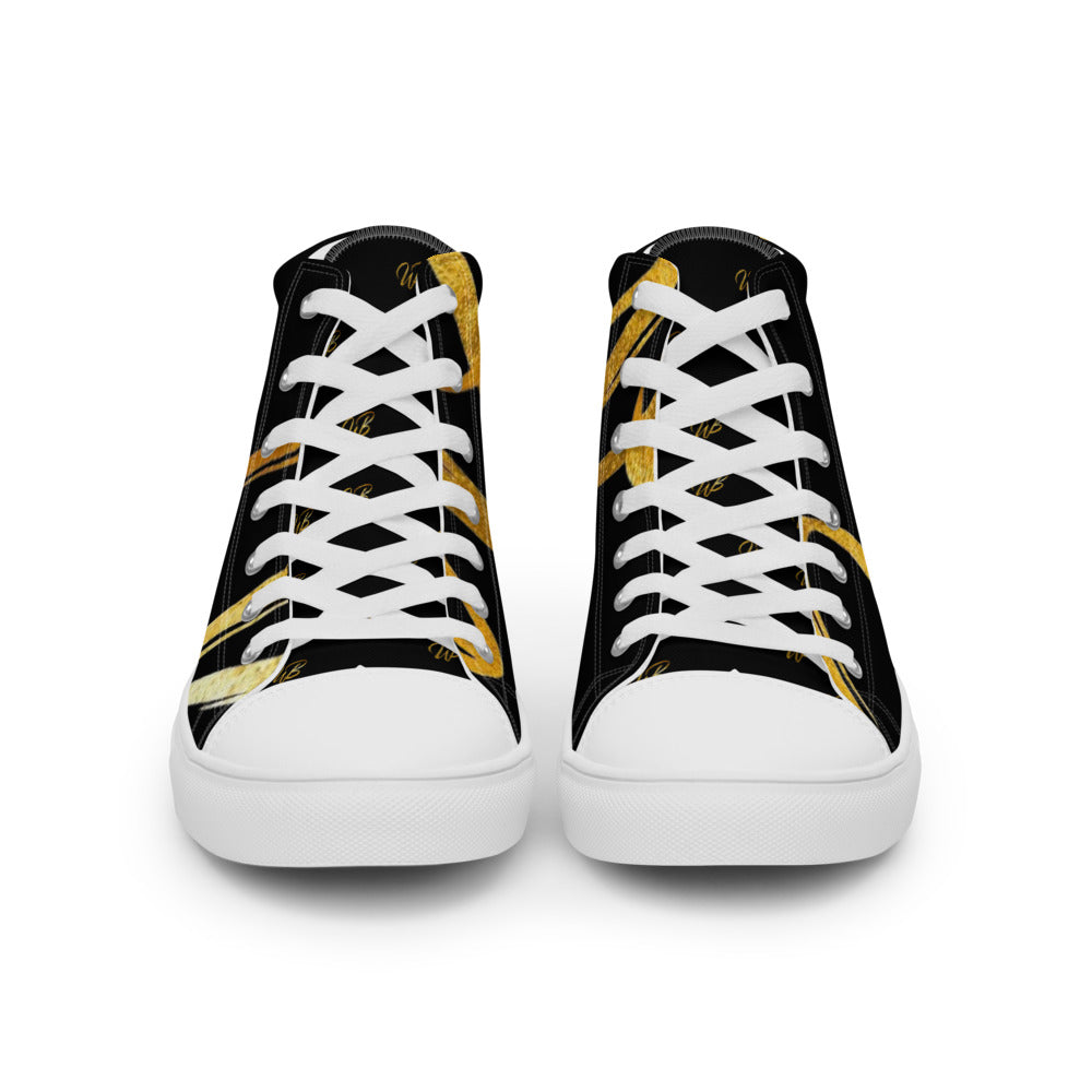 Women’s high top canvas shoes