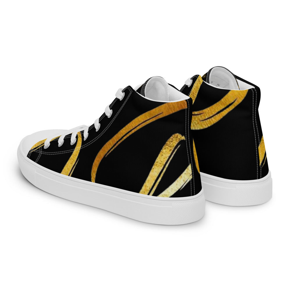 Women’s high top canvas shoes