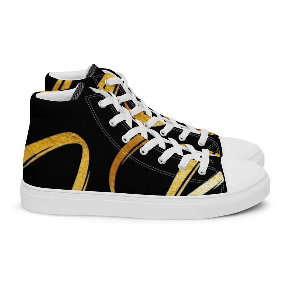 Women’s high top canvas shoes